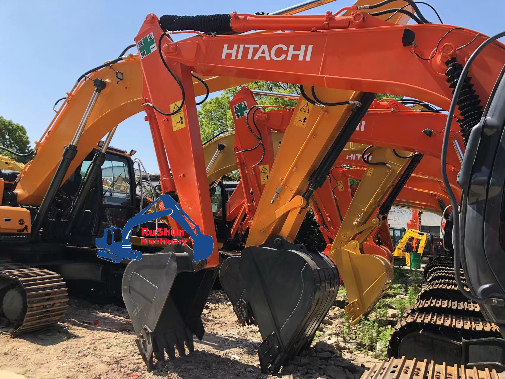Used HITACHI ZX120 Excavator