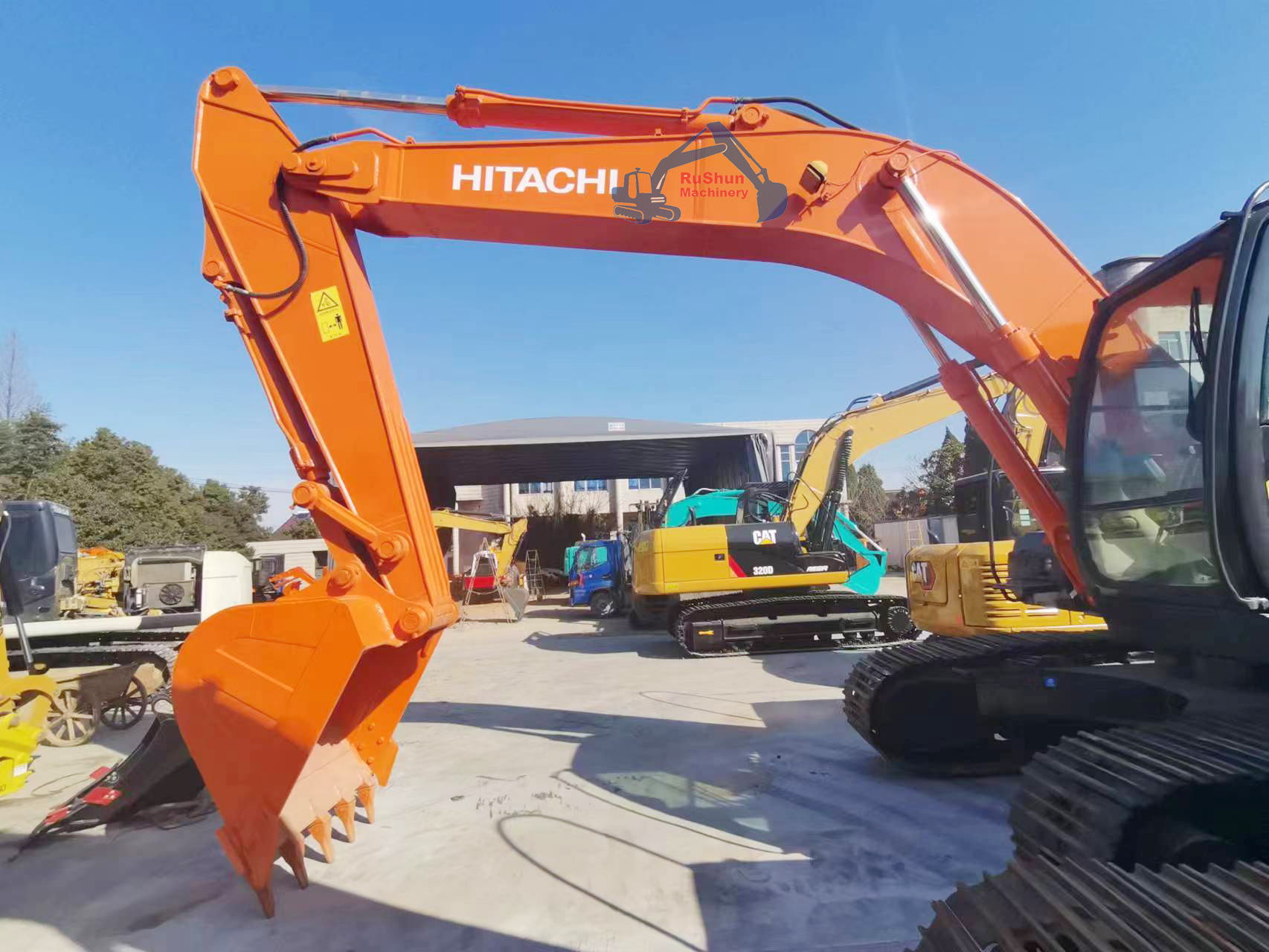 Used HITACHI ZX240-3 Excavator